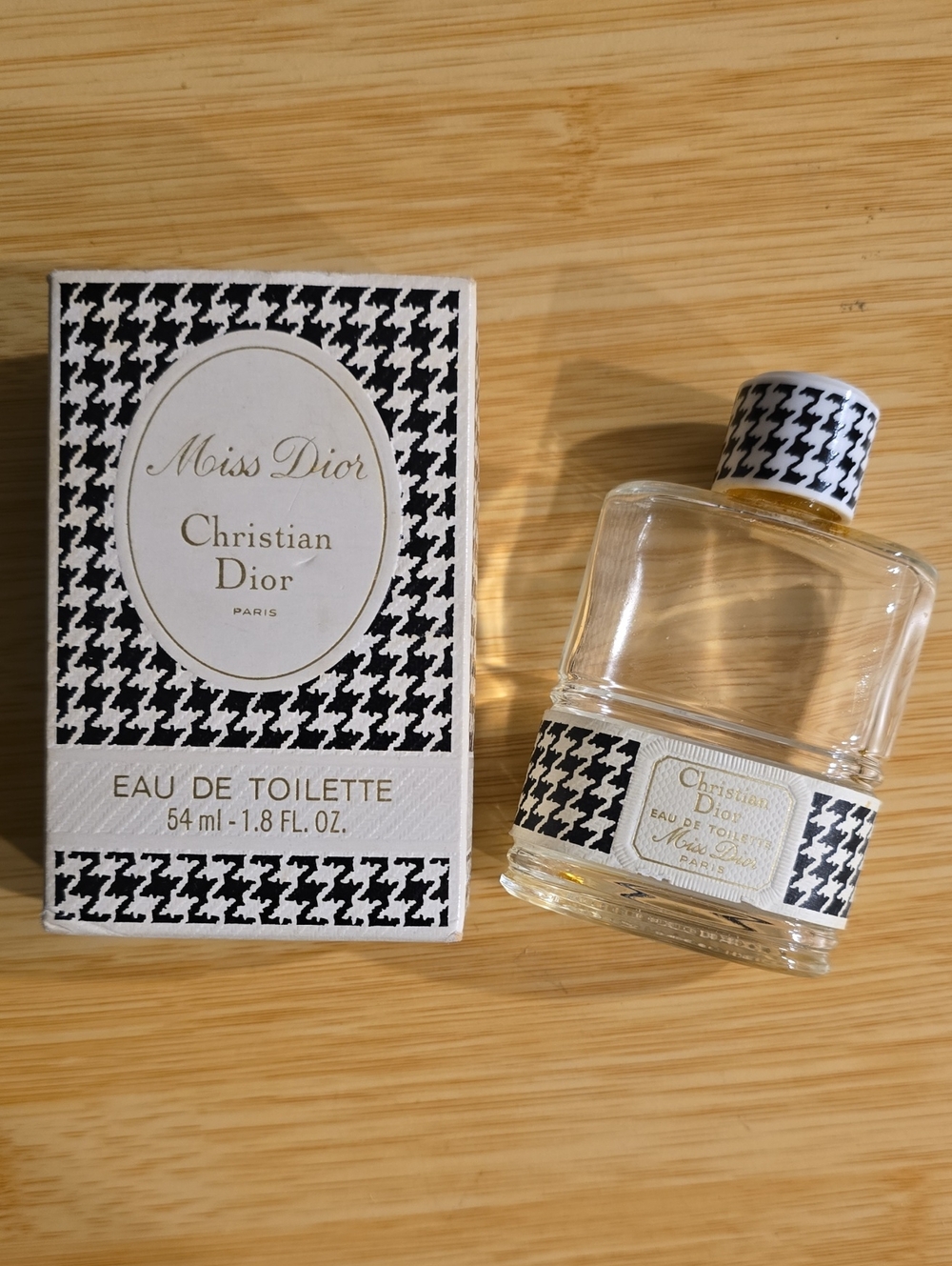 Vintage Miss Dior Christian Dior Adu Toilet Made In France 1.8oz - Empty